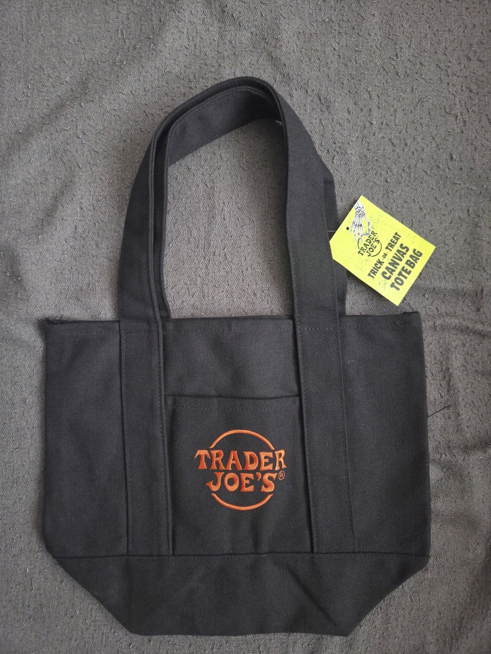 2025 Halloween Trader Joe's Canvas Mini Tote Bag
